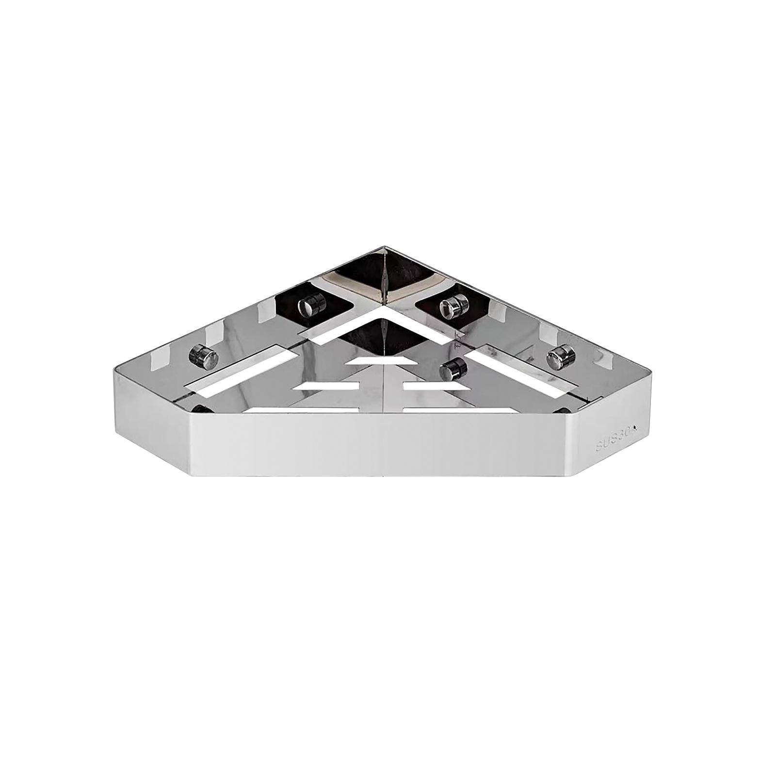 Infinity Single Chrome Corner Shelf IN514-1-P